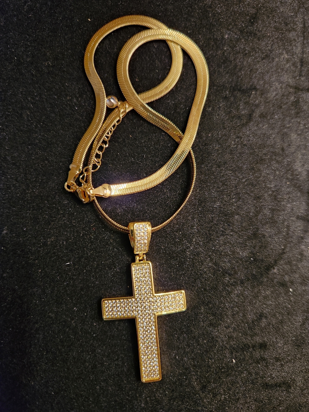Gold Cross Pendant Necklace - Gold Tone Women’s Jewelry